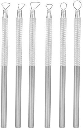 Set de 6 Piezas de Bolígrafos de Aluminio para Escultura y Tallado de Arcilla, Herramientas de Alfarería