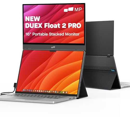 Portable Monitor - Mobile Pixels Glance Pro 15.6 OLED Touchscreen Monitor, FHD 100% DCI-P3 1MS 100000:1, HDMI USBC Screen with Battery and Speaker, Window/Mac/PC/Android Compatible(15.6 Glance Pro)