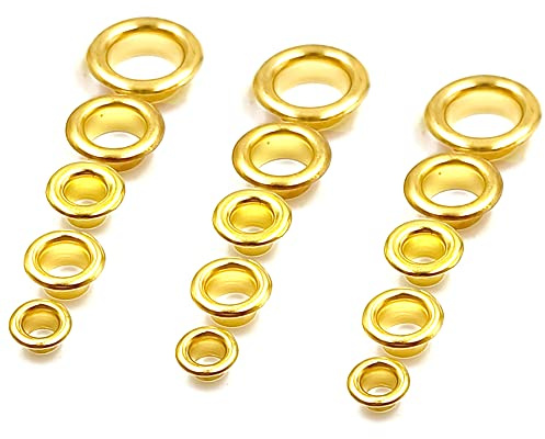 Œillets en métal Œillets Or Couleur Hole Anneau,Without washer 2.5mm 50PCS