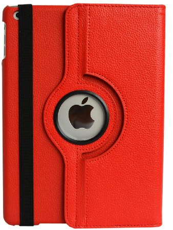 Flyorigin iPad Housse de Protection 9,7 Pouces pour iPad 6 (2018) / iPad 5 (2017) et iPad air 1 / iPad air 2 360 degrés Rotation Intelligente Veille Veille iPad Housse de Protection