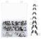 qxayxa 90 Pcs Pipe Strap Clamps, Stainless Steel U Shaped Saddle Straps Clips, U-Tube Two Hole Tube Tension Clips Hose Clamp Fittings, 7 Sizes (QYXA-015)