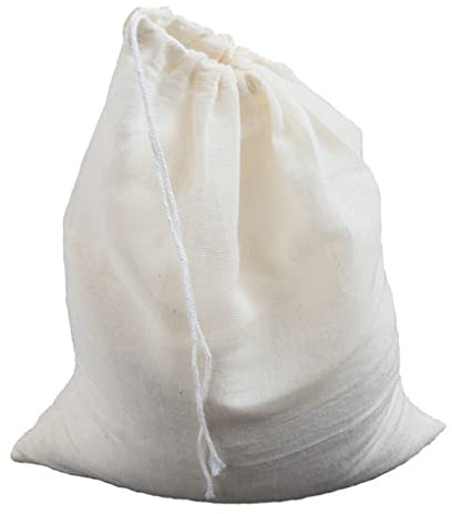 susiodeu Sac en Tissu à Fromage réutilisable Lait de soja Filtre en étamine Outil de filtrage Sacs de Farce de légumes passoire à café épaisse, 45x60cm