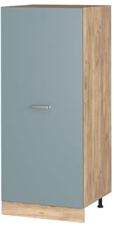 Vicco Oven housing cabinet Raul, Blue-Grey/Gold power oak, 60 cm