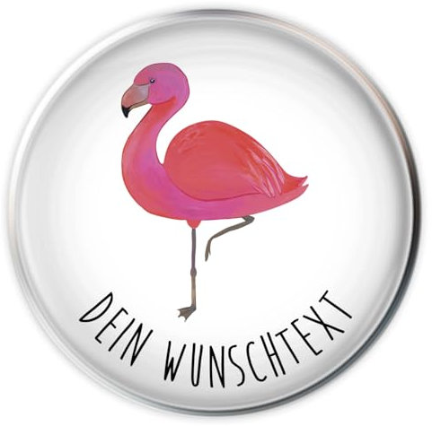 Mr. & Mrs. Panda Waschbecken Abfluss Flamingo Classic - Personalisierte Geschenke, Freundin, Prächtig, Selbst Gestalten, Stolz, Ich, Stopfen, Stöpsel, Wunschtext, Personalisierung, Spruch