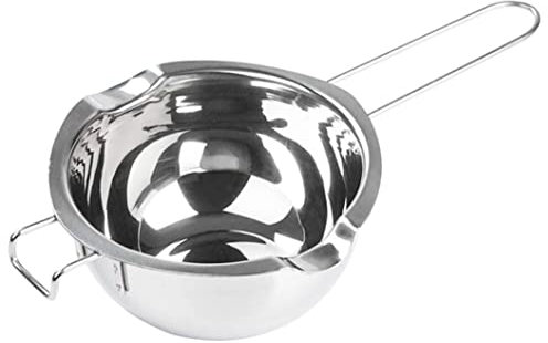 Double Boilers, Double Boiler Heat Melting Pot Stainless Steel with Long Handle for Chocolate Butter Cheese Caramel Candy Wax 1000ml,Kitchen Tools