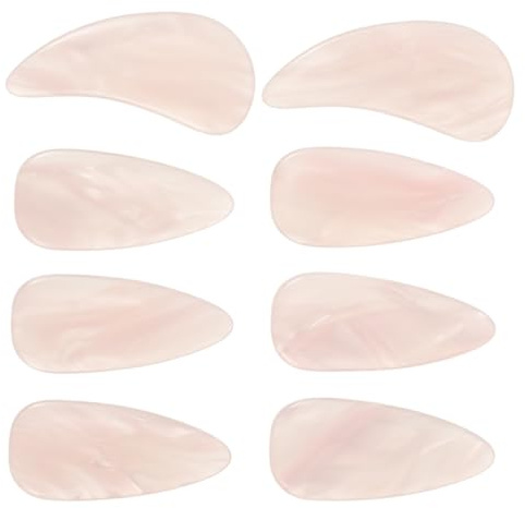 Guzheng Nagelschutz aus Kunstharz 8 Stück für Anfänger Rosa | Saiteninstrumente, Angenehme Oberfläche, ab 16 Jahren, für Pures Spielgefühl