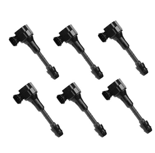 DZSTAIYOUSM Zündverteiler Satz Mit 6 Zündspulen Für Nissan Für Altima Für Maxima Für Pathfinder Für Xterra Für Quest 3,5 L V6 22448-8J115 C1406 5C1403 UF349 Blockzündspule