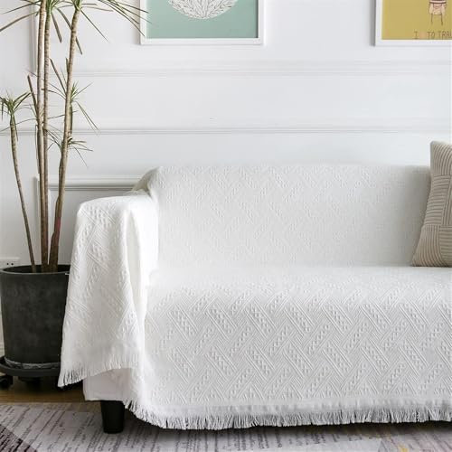 Rutschfester Sofabezug, waschbar, Couchschutz, wasserabweisend, Möbel-Schonbezüge, weich und dick, Sofaüberwürfe, Möbelbezug für Couch, große Größe, 228,6 x 337,8 cm, Grau, leicht zu reinigen und