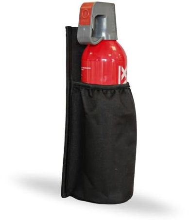 notlok Safety Work – Mini Estintore Casa 750g con Schiuma Senza Fluoro + Supporto Auto | A, F, E fino a 1000V | Estintori per Casa Vacanze, Estintore Auto, Barca e Appartamento & B&B