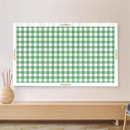 HAGJII Tv Cover Indoor Universal Tv Screen Protector & Dust Shield Soft, Stretchable Fabric Printing Tv Display Protectors Washable, 24-65inch Fits Curved/Flat Screens(60in,I)