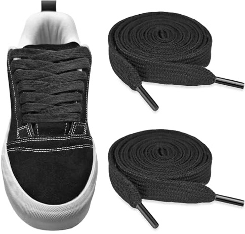 NDTEZUGT Cordones de 10 mm para Vans Old/Knu Skool Classic Skate Zapatillas