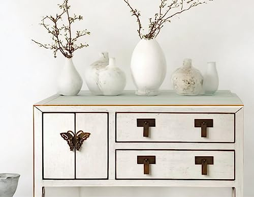 OPIUM OUTLET Schrank Kommode Sideboard Lowboard Hochzeitsschrank chinesisch asiatisch orientalisch Asia Vintage Möbel komplett montiert (beige)