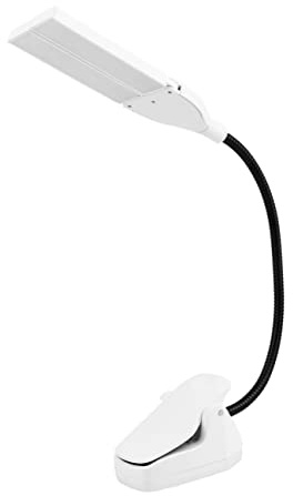 Abaodam LED Klavierlampe mit Touch Steuerung, Verstellbar, Weiß | Notenständer, USB oder Batteriebetrieb, 1 Stück, Abs Gehäuse, Augenschonende Lichtfarbe