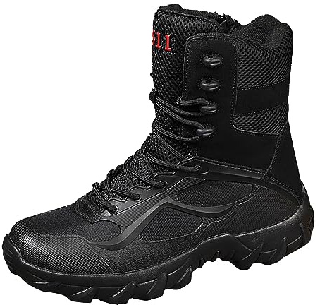 Générique Chaussure De Chasse Homme Militaire Bottes Botte Securité Désert Chaussures Sécurité pour Tactiques Botas Travail Doublure Thermique Moto Multifonctions Doublées Boots Femme Hommes