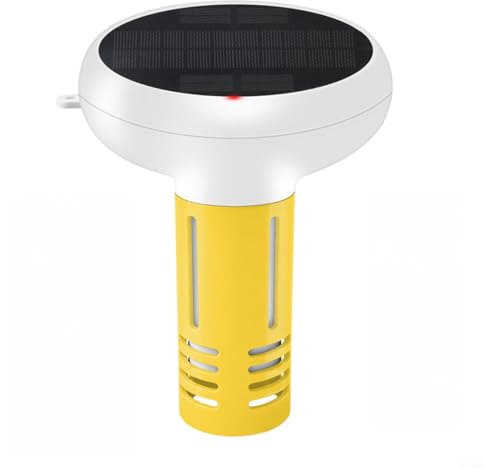 GLFLOW Monitor digitale intelligente 7 in 1 della qualità dell'acqua della piscina per pH salinità ORP conducibilità temperatura per TUYA App per piscina acqua potabile acquario acqua salata e spa (A)