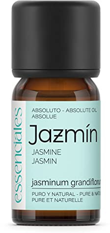 Essenciales - Absolutes Jasminöl, 100% natürlich, 10 ml | Ätherisches Öl Jasminum Grandiflorum