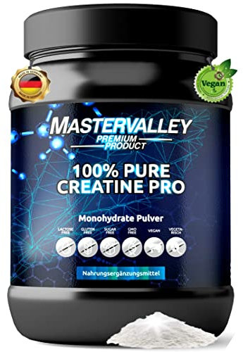 Creatin Monohydrat Pulver 500 g – Mikronisiert, hochdosiert & vegan – 166 Portionen reines Creatin – Muskelaufbau, Kraft & Ausdauer – Made in Germany