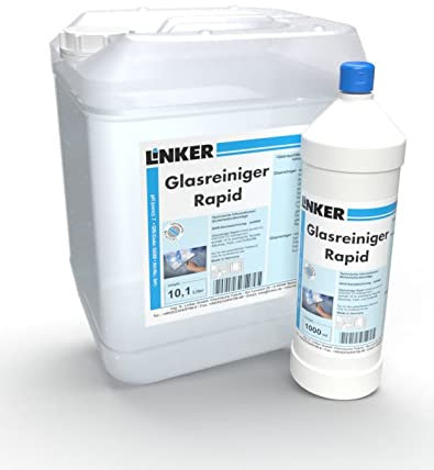Linker Chemie Glasreiniger Rapid 10,1 Liter Kanister ohne Flasche | Reiniger | Hygiene | Reinigungsmittel | Reinigungschemie |