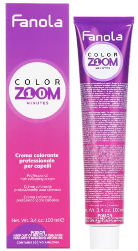CREMA COLORE CAPELLI 100 ML COLORZOOM 10 MINUTI 5.2 CASTANO CHIARO VIOLA-FANOLA