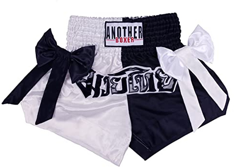 Pantaloncini di MMA Muay Thai Pantaloncini di Boxe Formazione Abbigliamento da Taekwondo per Adulti e Bambini,Nero,M