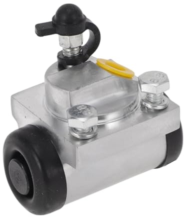 TUCKBOLD Rear Left Brake Wheel Cylinder No.4514200518 Drum Brake Cylinder for Smart Fortwo 2004-2015 Aluminum Alloy Silver Tone 1 Pcs