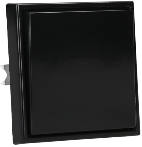 JUNG Serie LS Wechselschalter Set Schwarz | mit 506U Wippschalter Universal, LS990SW Wippe, LS981SW Rahmen 1-fach