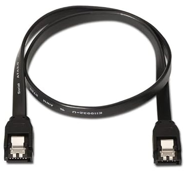 Watio Wave Cable - Câble de données SATA III 6G, 0,5 m, haute vitesse de transfert, avec connecteurs de qualité, idéal pour des connexions sécurisées. *