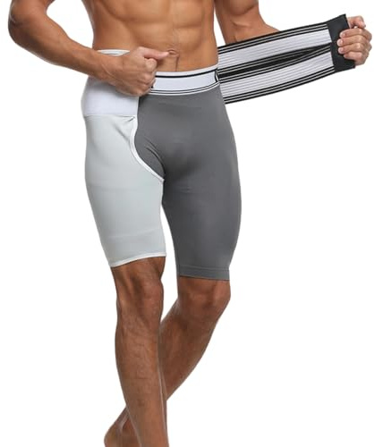 NPXUAMTJ Breathable Thigh Compression Bandage Thigh Stabilizer Strap Hip Thigh Brace Hip Thigh Muscle (Right)