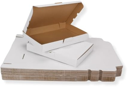 50 St. Maxibriefkarton 350 x 250 x 50 mm DIN A4 weiß Warensendung Faltkarton, Warenpost, Klappdeckelkarton