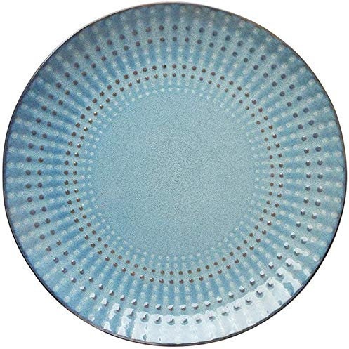 Piatti Servizio di Piatti Moderni Piatti Stoviglie Stoviglie da tavola Set di posate in ceramica vintage Bistecca Piatto occidentale Colazione Pasta Insalatiera Piatto da tavola Sky Blue Stoviglie