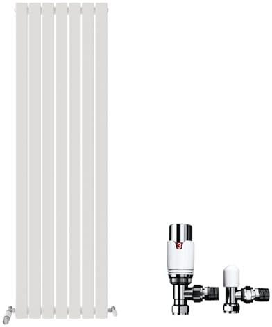 iBathUK Regency Horizontal Column Radiator, Single Panel, Slim Radiator, Wall Mounted for Bathroom,Kitchen,Living Room