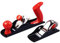 2X Wood Plane Set Professional Smoothing Block Carpenter Woodwork 6 1/2 & 9 1/4 DIY Workshop Craft Hand Tools UK Free P&P