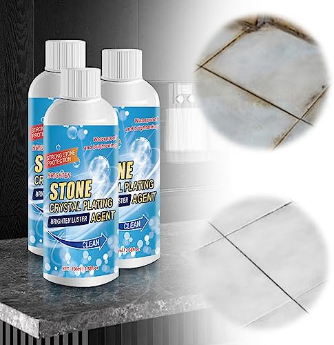 Steinflecken-Entferner Stone Stain Remover Cleaner, Stein & Platten Intensivreiniger, Effizientes Reinigungsmittel zum Entfernen von Schmutz auf Allen Steinoberflächen im Innen- oder Außenbereich (3)