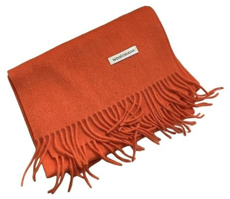 KATIAK Wollschals Winter Schal Warm Wolle Schal 180 * 30Cm-Orange