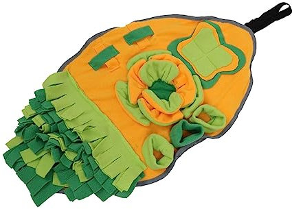 FRCOLOR Kaninchen Schnüffelmatte Leckerli Spender Aus Weichem Material Slow Food Futterkissen Zur Beschäftigung Und Geruchssinnförderung Für Kleine Haustiere