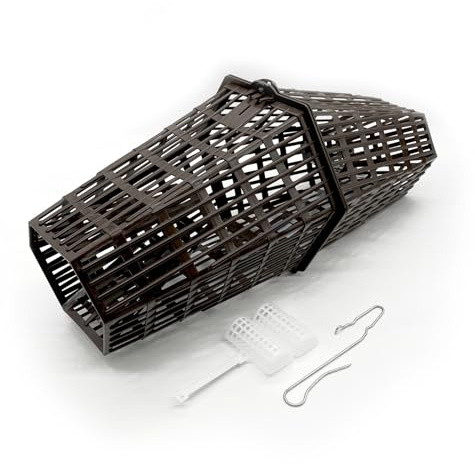 WILDKINGER Krebskorb Pirat Krebsreuse Krebsfalle Fish Crab Cray Trap Köder Korb Krabben