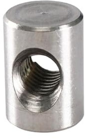 Dadi con intaglio a croce, dado con inserto for martello for mobili incorporato M4 M5 M6 Barilotto cilindrico Filettatura metrica Lavorazione del legno Dadi con perno di centraggio in acciaio inossida