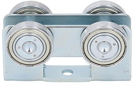 4 Rad Laufkatzenbaugruppe, leichte Laufkatzenbaugruppe für Strebenkanal, Balkenrollenvorhang Schiebetür Zieh Hebezeug Zubehör