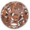 Kapaga - Boule de Jardin en Rouille pour l'Extérieur – Décoration Vintage - pour Bougies - (26 cm)