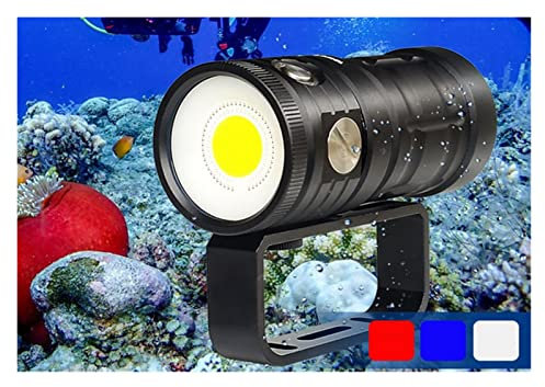 SOFTTO Diving Lights Diving Photography Lamp 18000Lumens Underwater Waterproof Tactical Diving Light Camera Video Torch Waterproof Underwater