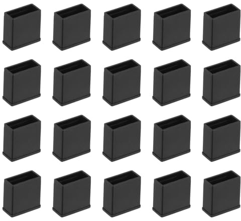 sourcing map 35pcs USB Port Cover Anti Dust PE USB Type-A Female Ports Protective Cover Protectors for PC Laptop, Black