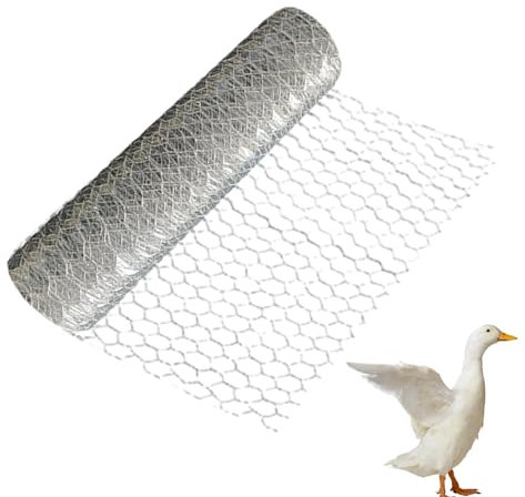 Clôture en treillis métallique galvanisé pour poulet, filet hexagonal résistant à l'usure pour jardin, cour