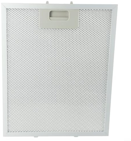 Eawfgtuw Filtro antigrasso in metallo per cappa aspirante, 300 x 246 mm, filtro cappa da cucina, griglia di ventilazione di ricambio per cappa aspirante, griglia di ventilazione in alluminio a 5