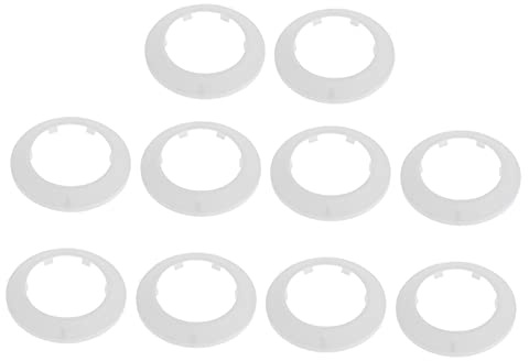 HOMSFOU 10 Pièces Couvercles Décoratifs pour Climatiseur Lot de Protection Murale Plastique Faciles à Installer Nettoyer Résistants Corrosion la Chaleur
