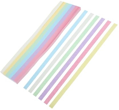 WEKAMOS 540 piezas Tiras de Papel Origami Estrella Gradiente Papel Decorativo Texturizado y Metálico para Manualidades DIY Colores Macarón para Adultos
