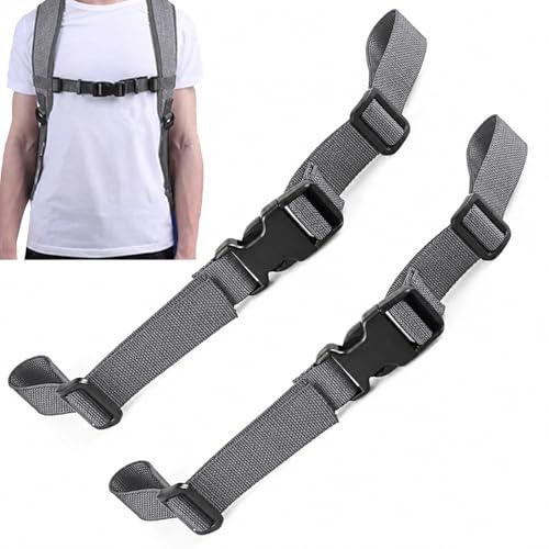 QZKJQDD 2 Stück Verstellbarer Brustgurt Rucksack, Brustgurt Für Schulranzen, Rucksack Brustgurt, Rucksack Kinder, Für Schultasche, Strapazierfähiger Brustgurt Für Joggen Wandern Außerhalb