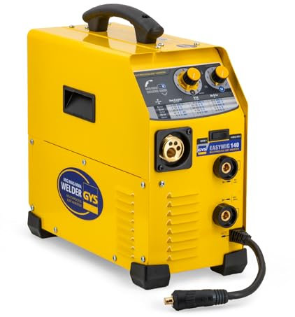 GYS - EASYMIG 140 - Poste à souder - Inverter - MIG/MAG - Ø0.6/0.8/0.9 mm - 230V - Livré avec pince de masse, torche Mig et porte électrode