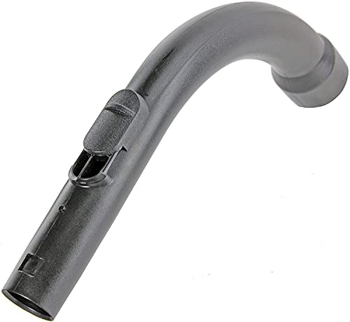 SPARES2GO Curved Wand Handle Hose End for Miele Classic C1 C2 C3 Powerline S2111 S8310 S8320 Cat & Dog Vacuum Cleaners