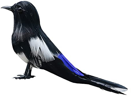 Sharplace Künstlicher Vogel Realistische Garten Vogelscheuche Ornament - Elster