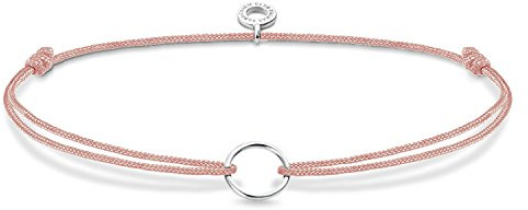 Thomas Sabo Pulsera con abalorios de Mujer con Plata de Ley 925, Beige